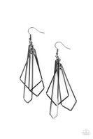 Shape Shifting Shimmer - Black Earring