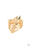 Paparazzi Encrypted Edge - Gold Ring