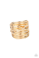 Paparazzi Urban Overlap - Gold Ring