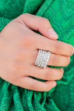 Paparazzi Exclusive Elegance - White Ring