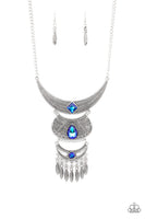 Paparazzi Lunar Enchantment - Blue Necklace