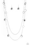 Paparazzi Chicly Cupid - Silver Necklace