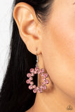 Paparazzi Champagne Bubbles - Pink Earring