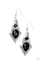 Paparazzi Stylishly Sonoran - Black Earrings