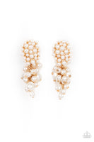 Paparazzi Fabulously Flattering - Gold Earrings