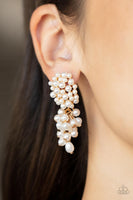 Paparazzi Fabulously Flattering - Gold Earrings