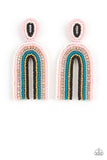 Paparazzi Rainbow Remedy - Multi Earring (Pink)