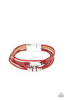 Paparazzi Tahoe Tourist - Red Bracelet