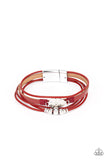 Paparazzi Tahoe Tourist - Red Bracelet