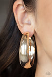 Paparazzi Flat Out Flawless - Gold Earring