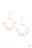 Paparazzi Floating Gardens - Copper Earrings