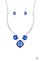 Paparazzi Divine IRIDESCENCE - Blue Necklace