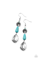 Paparazzi  Artfully Artisan - Blue Earring