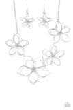 Paparazzi Flower Garden Fashionista - Silver Necklace