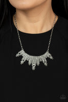 Skyscraping Sparkle - Silver Necklace