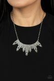 Skyscraping Sparkle - Silver Necklace