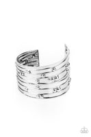 Mechanical Motif - Silver Bracelet