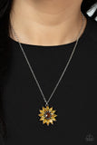 Paparazzi Formal Florals - Yellow Necklace