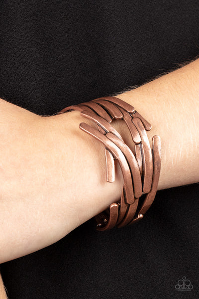 Paparazzi Stockpiled Style - Copper Bracelet