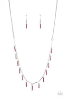 Paparazzi Metro Muse - Pink Necklace