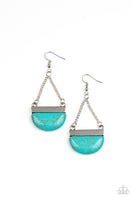 Paparazzi Mesa Mezzanine - Blue Earrings