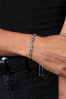 Slide On Over - Silver Bracelet