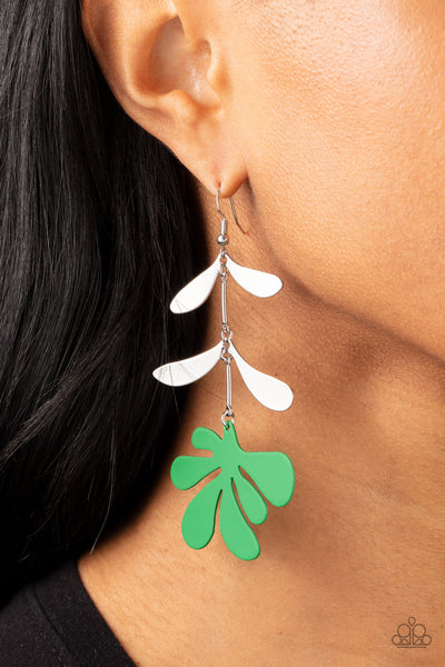 Palm Beach Bonanza - Green Earring