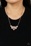 Paparazzi Lavishly Loaded - Copper Necklace