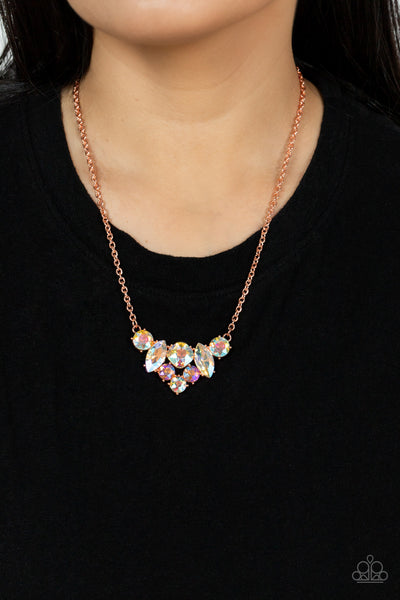 Paparazzi Lavishly Loaded - Copper Necklace