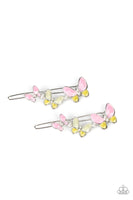 Paparazzi Bushels of Butterflies - Pink Hair Clip