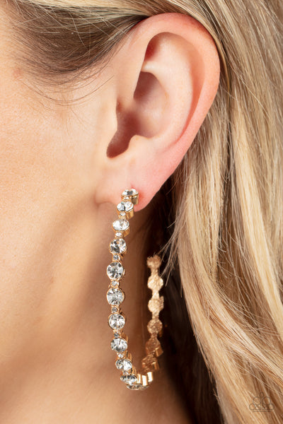 Paparazzi Royal Reveler - Gold Earrings