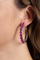 Paparazzi Photo Finish - Pink Earrings