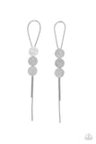 Paparazzi Bolo Beam - Silver Earrings