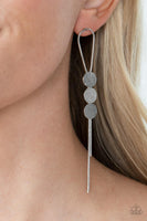 Paparazzi Bolo Beam - Silver Earrings