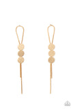 Paparazzi Bolo Beam - Gold Earrings