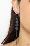 Paparazzi Bolo Beam - Black Earring