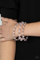 Paparazzi Eiffel Tower Tryst - Pink Bracelet