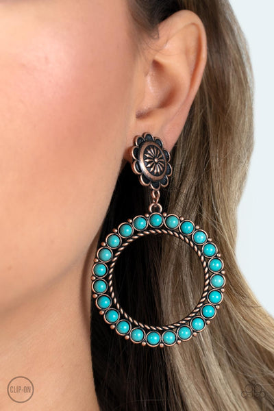 Playfully Prairie - Copper Earring