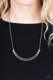 Paparazzi Throwing SHADES - Pink Necklace