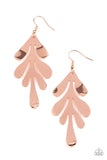 Paparazzi A FROND Farewell - Copper Earring