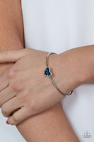 Paparazzi Heart of Ice - Blue Bracelet