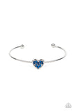 Paparazzi Heart of Ice - Blue Bracelet