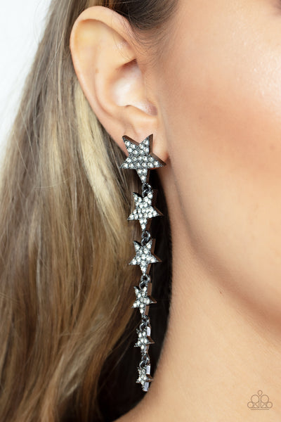 Americana Attitude - Black Earring