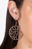 Glowing Glades - Rose Gold Earring