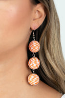 Paparazzi Laguna Lanterns - Orange Earring