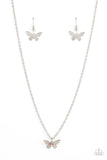 Paparazzi Flutter Love - Pink Necklace