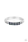 Doubled Down Dazzle - Blue Bracelet