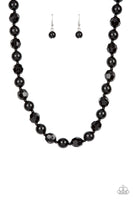 Paparazzi Popping Promenade - Black Necklace