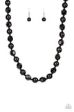 Paparazzi Popping Promenade - Black Necklace