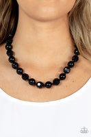 Paparazzi Popping Promenade - Black Necklace